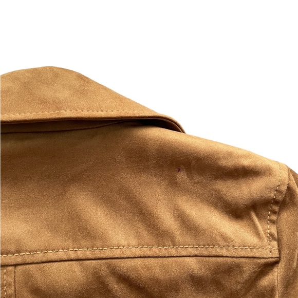 LOFT Suede Moto Jacket in Burnt Orange - Picture 6 of 6